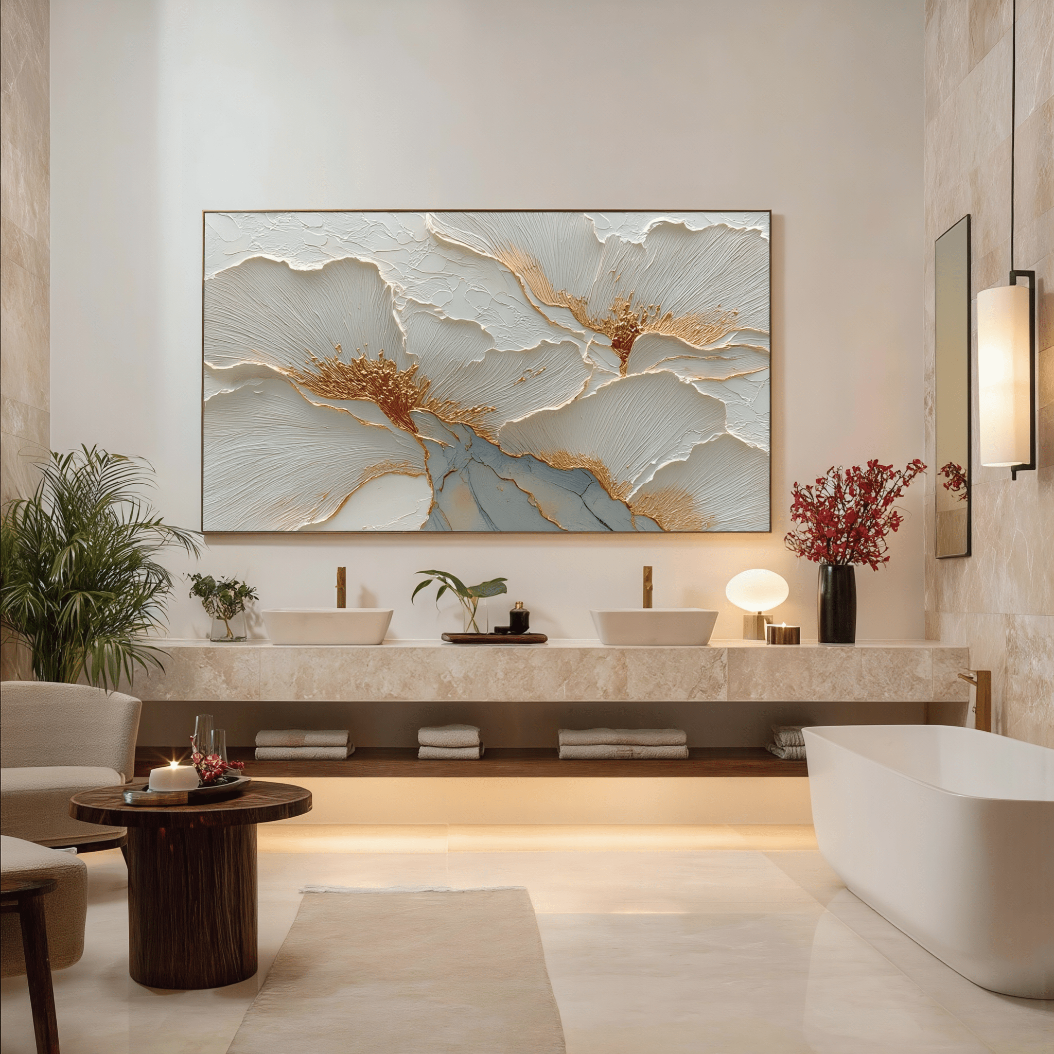 Plaster Art Texture Painting SG476 - Viarteart