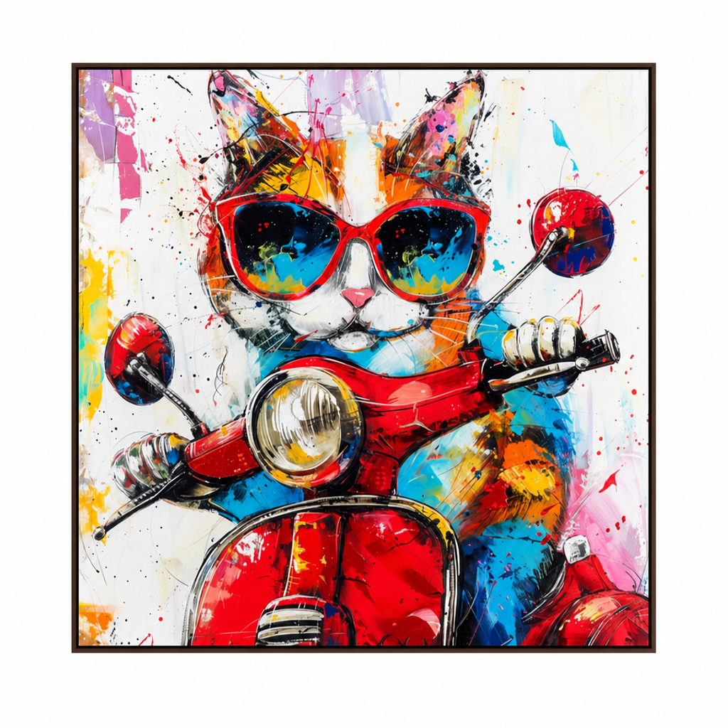 Retro Cat Rider