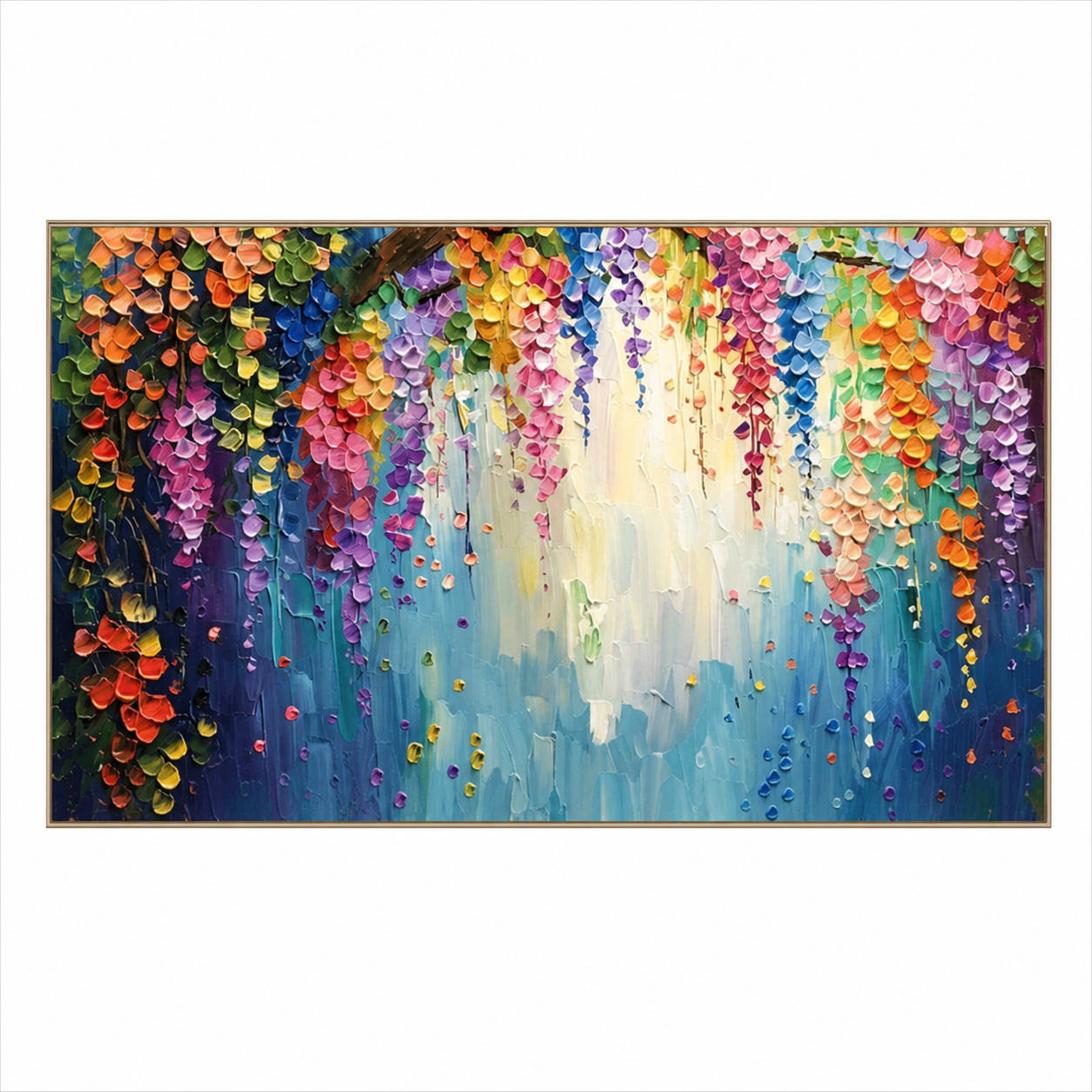 Colorful Wisteria Garden