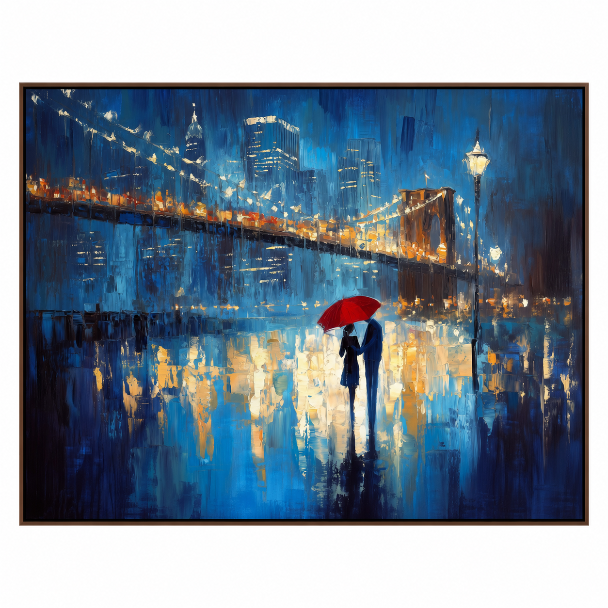 Rainy Bridge City Lights