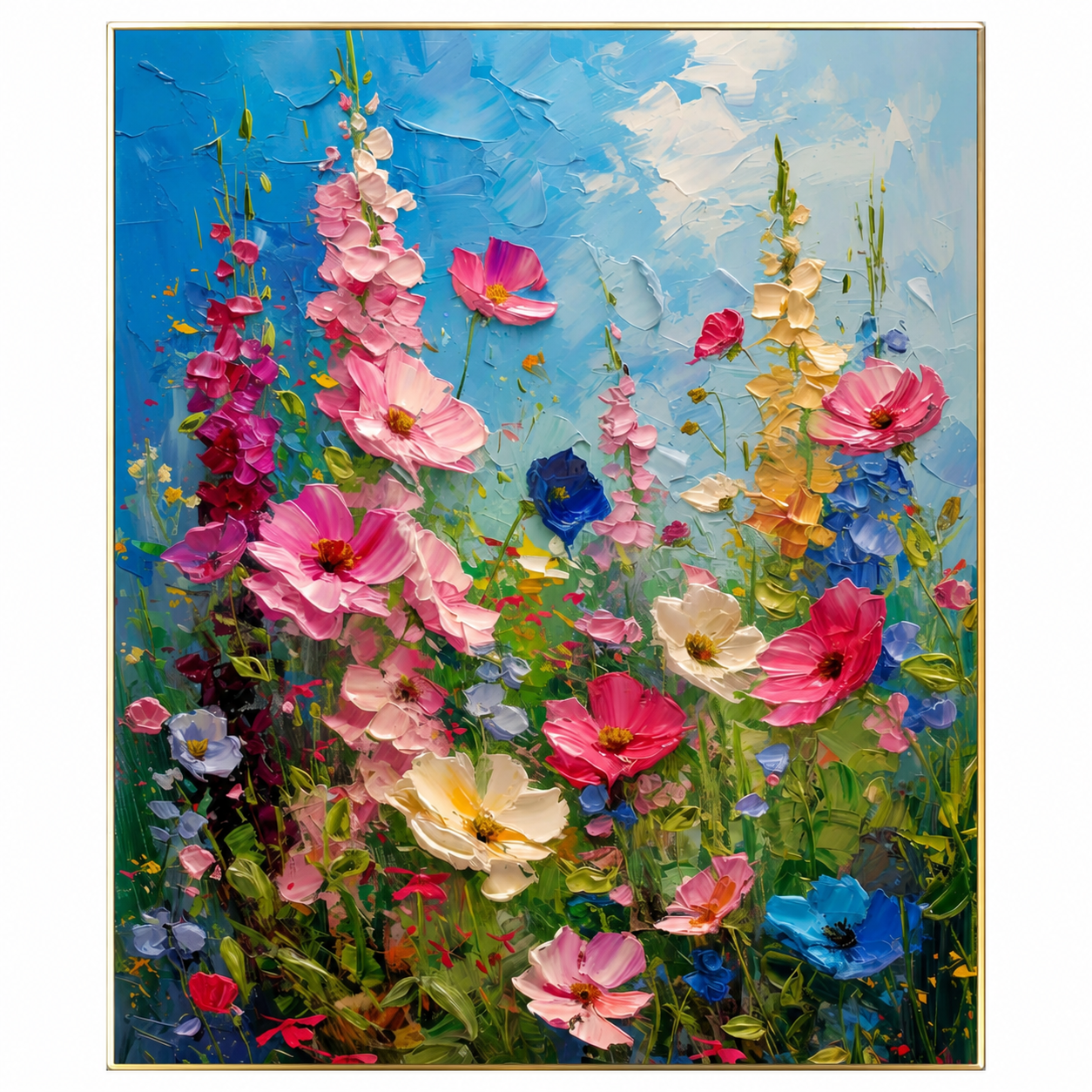 Colorful Wildflower Garden