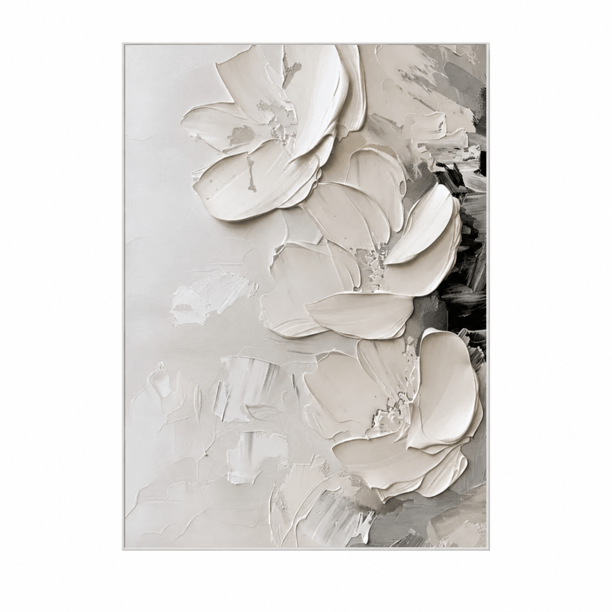 Ivory Petal Cascade