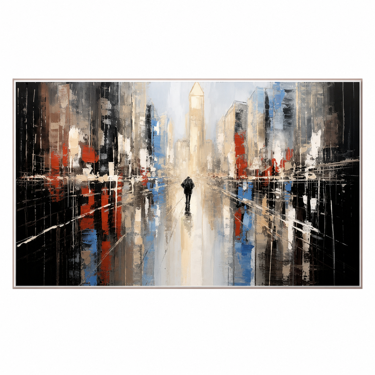 City Lights After Rain