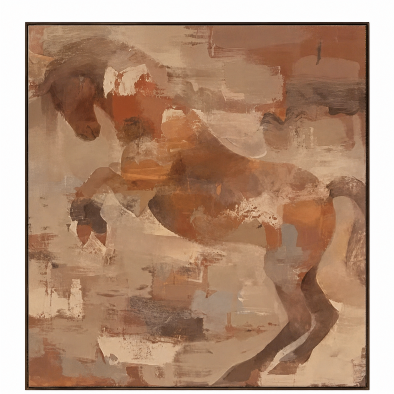 Abstract Horse Movement Painting