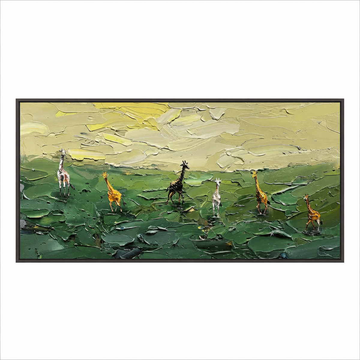 Savanna Giraffe Gathering