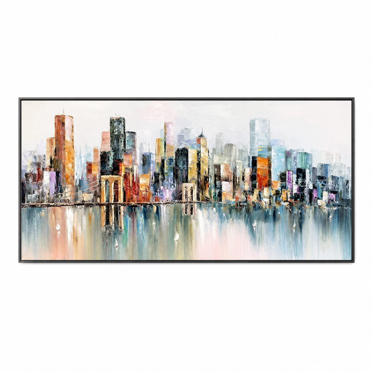 Modern Skyline Reflections