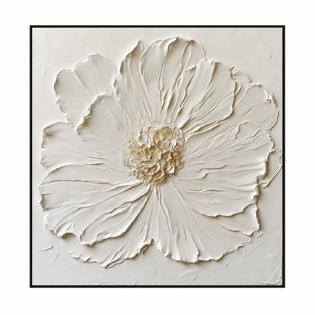 Ivory Blossom Relief