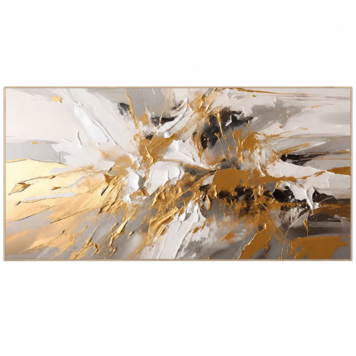 Golden Abstract Horizon