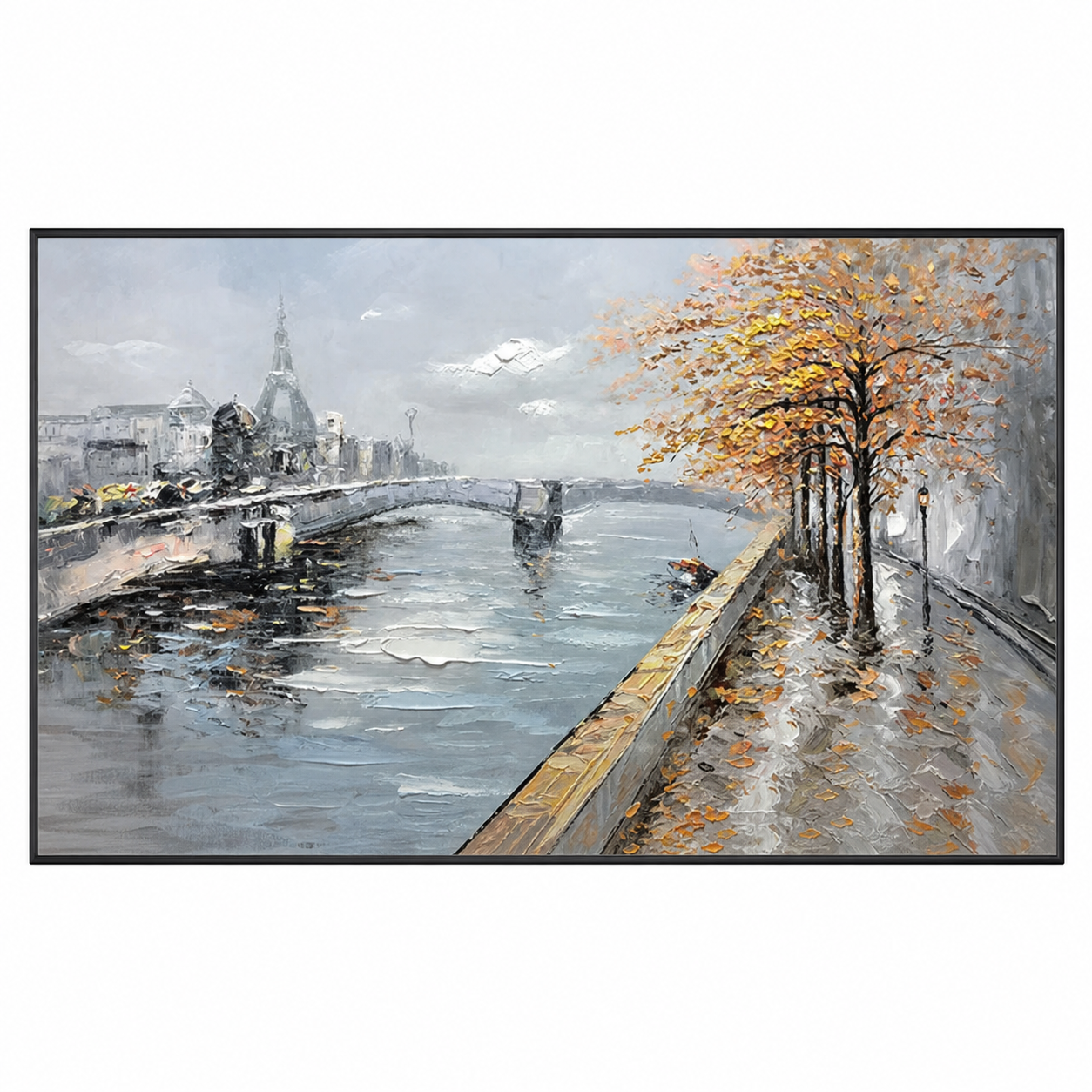 Autumn Seine Reflections