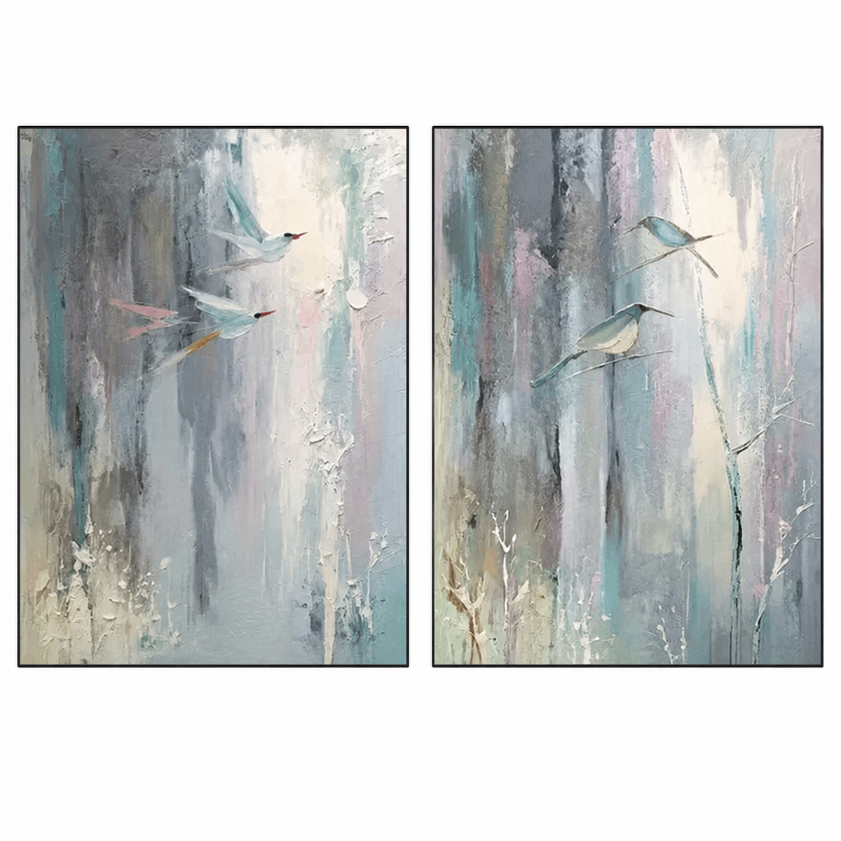 Whispering Birds in Mist