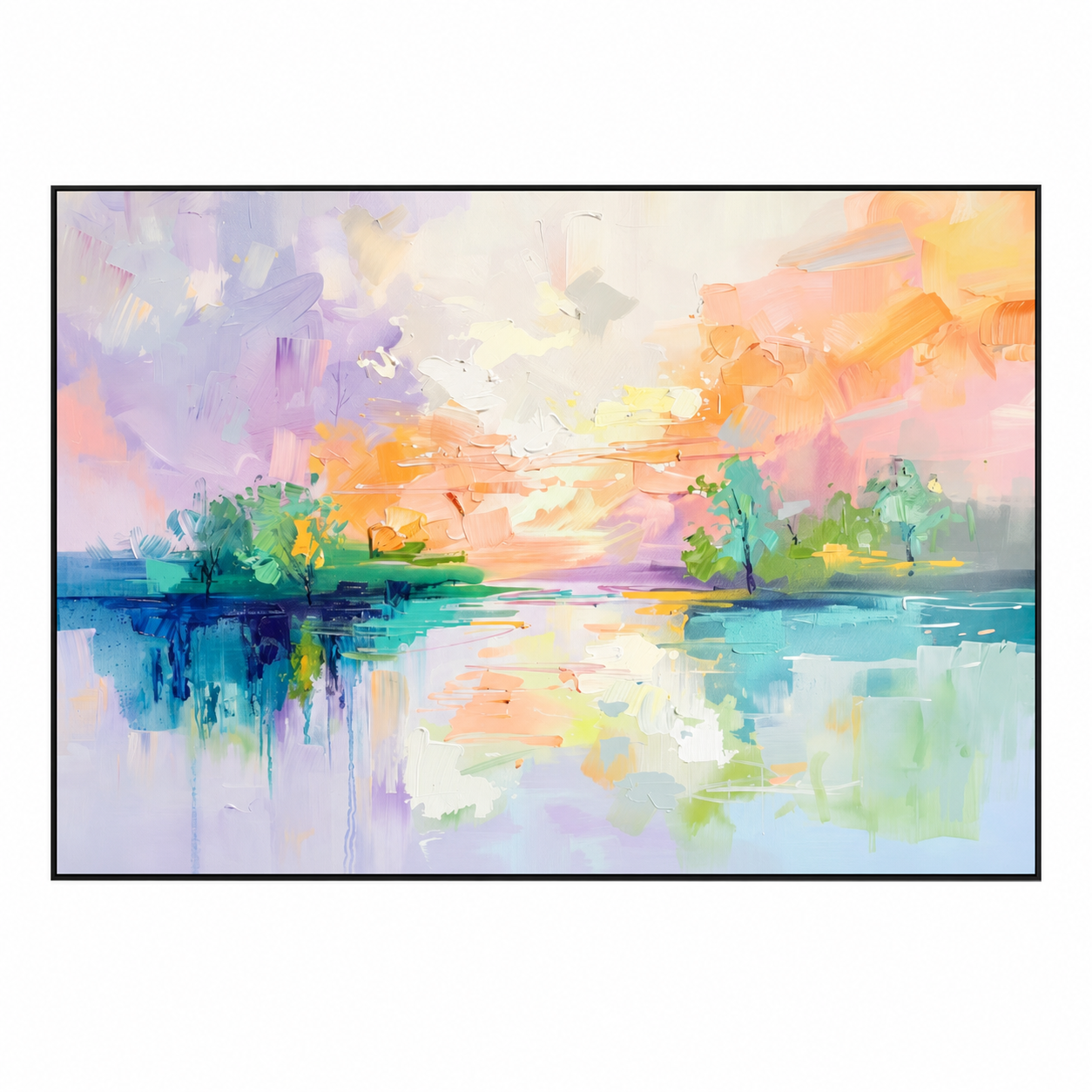 Pastel Lake Reverie