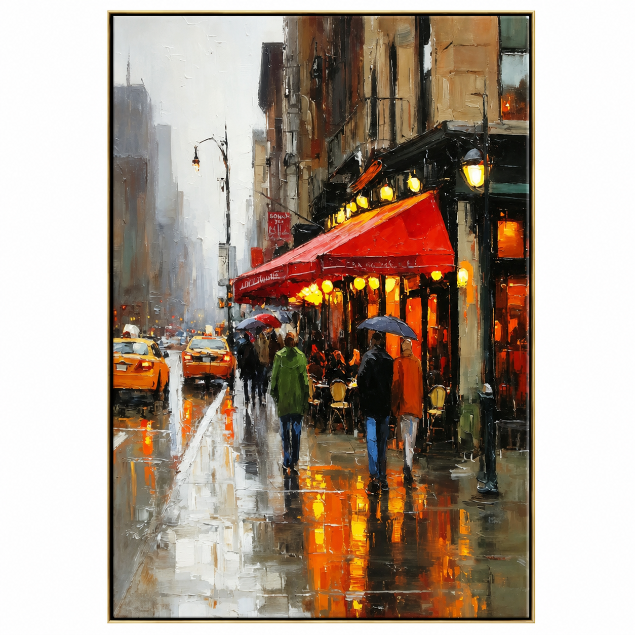 Rainy City Café Evening