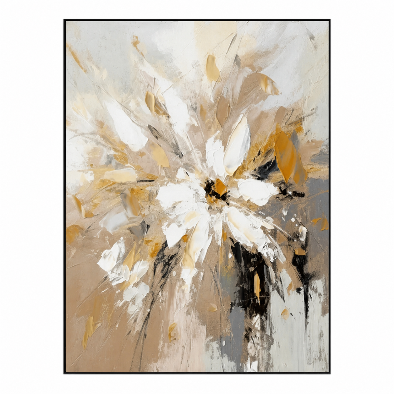 Golden Floral Burst