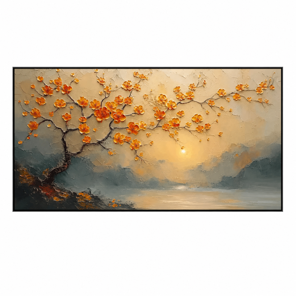 Golden Blossom Sunset