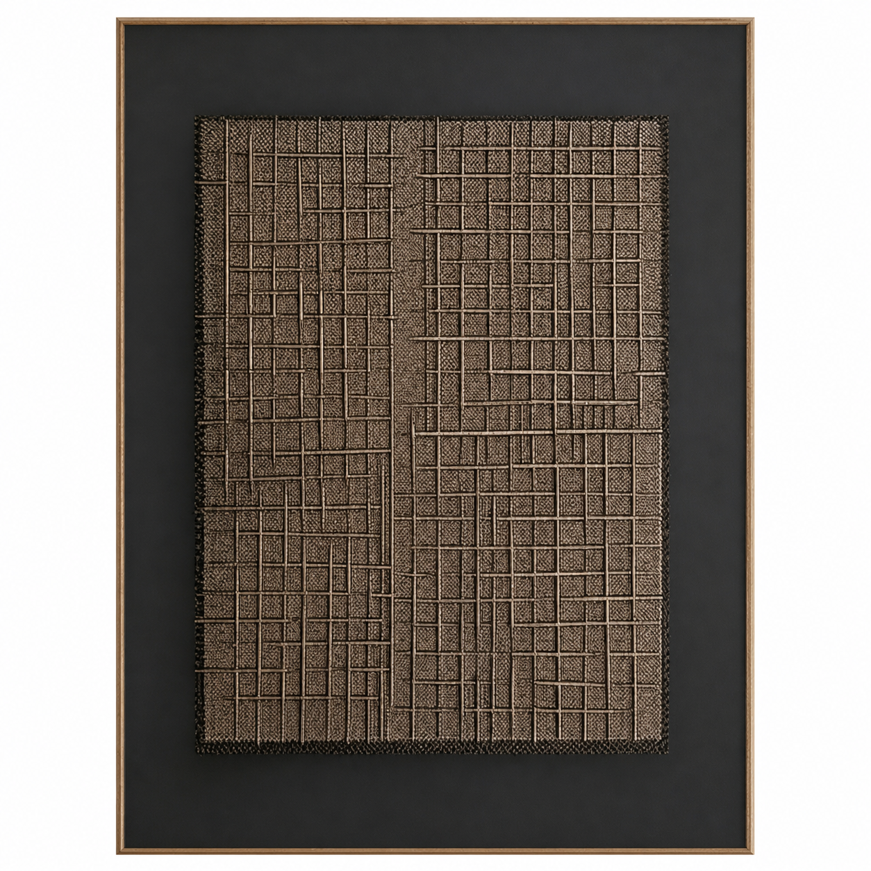 Dark Geometric Texture Grid