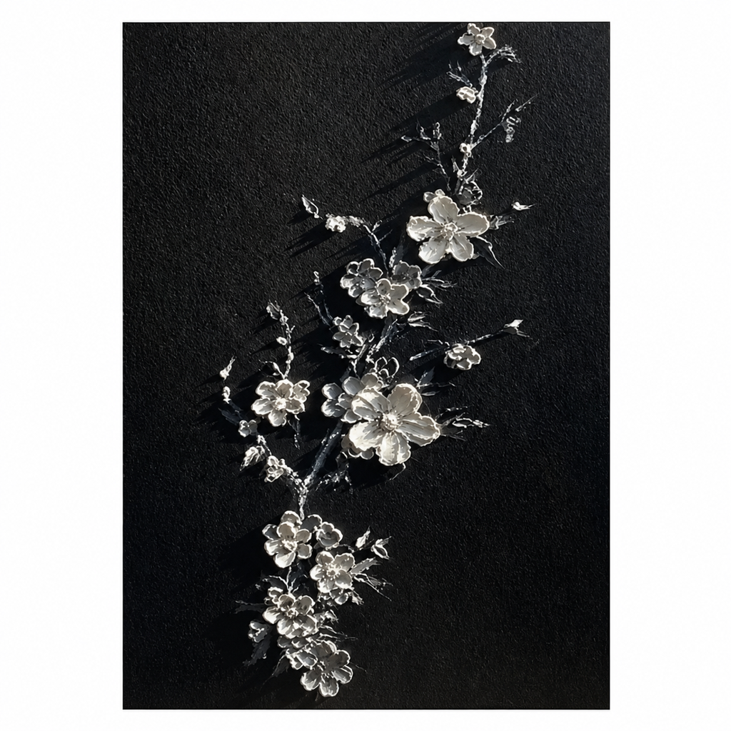 Midnight Blossom Branch