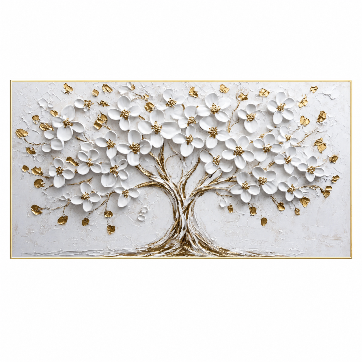 Golden Blossom Tree Elegance