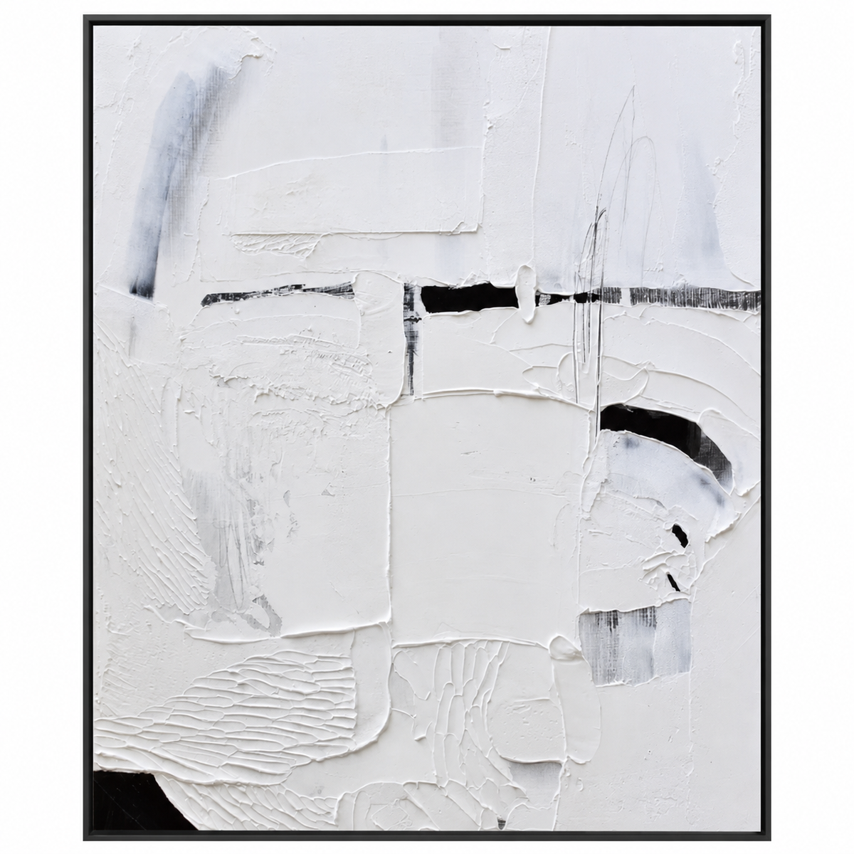 Monochrome Abstract Layers