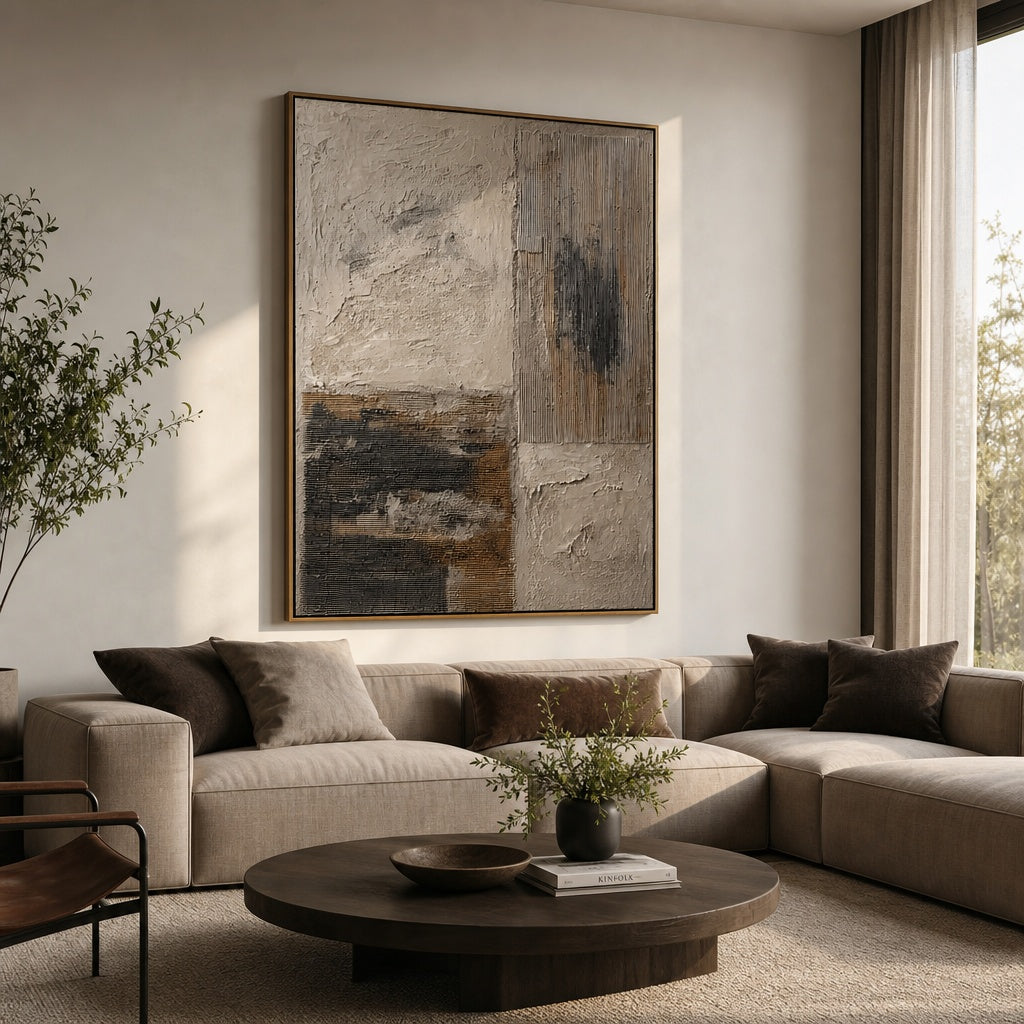 Earthy Texture Composition
