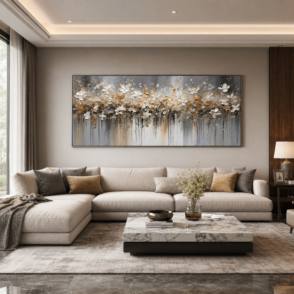 Golden Blossom Cascade