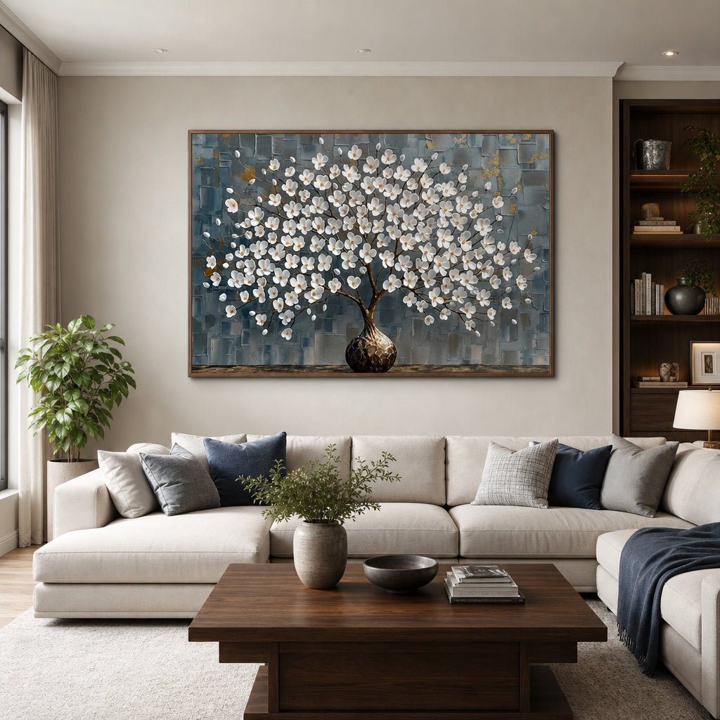 White Blossom Tree Harmony