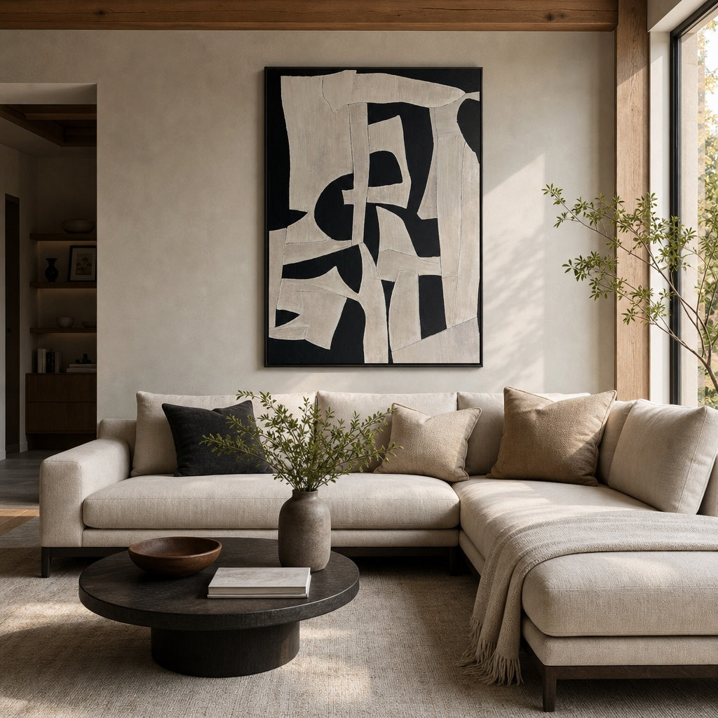 Monochrome Organic Structure