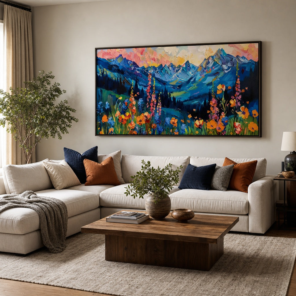Alpine Wildflower Vista