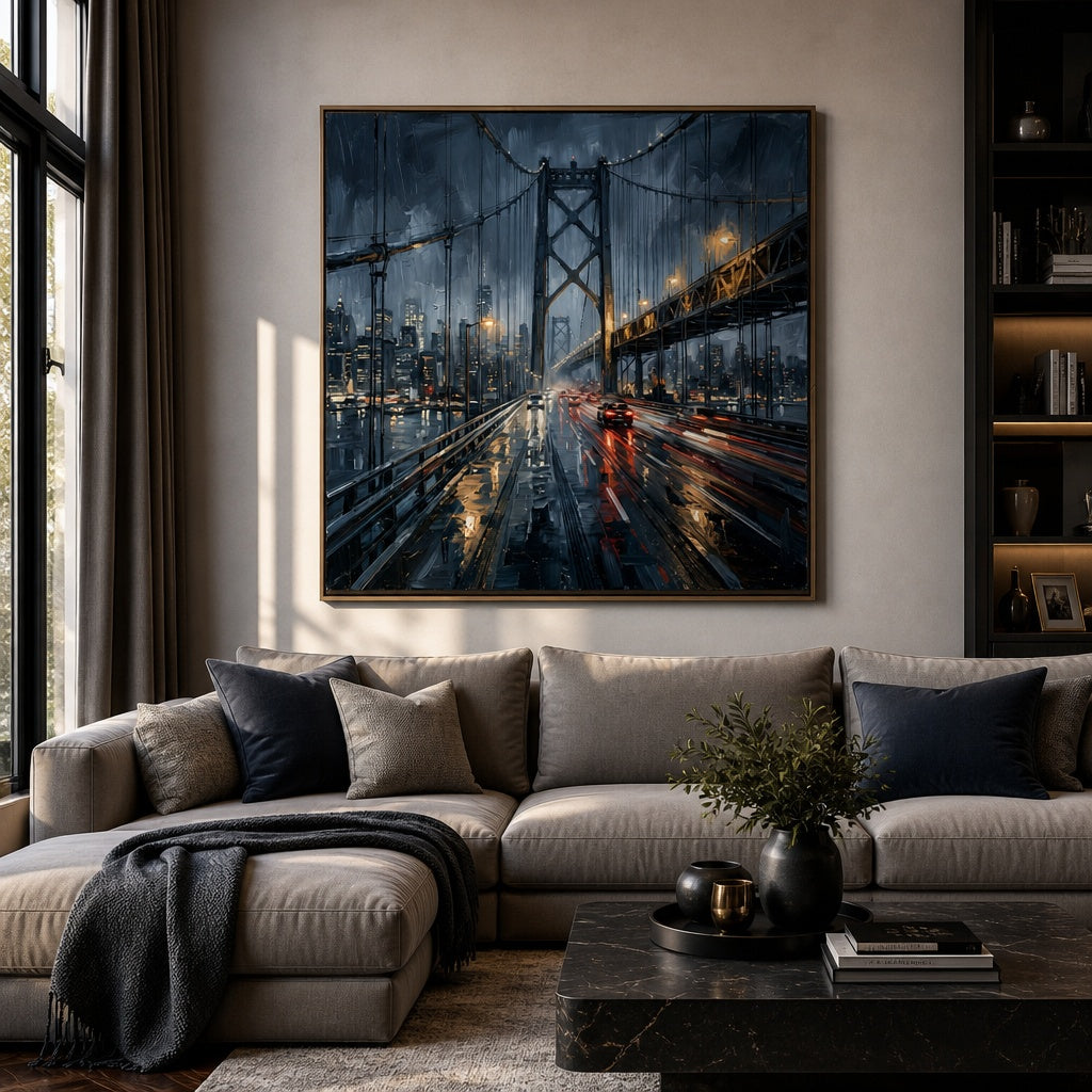 Midnight Bridge Crossing