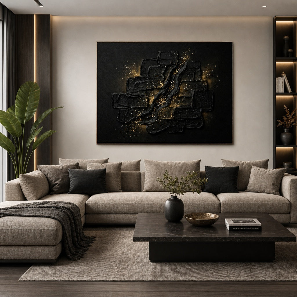 Gilded Black Cascade