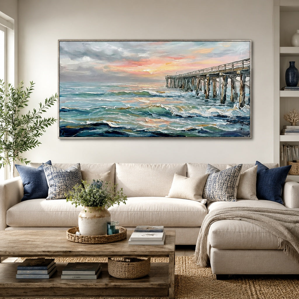 Pastel Ocean Pier