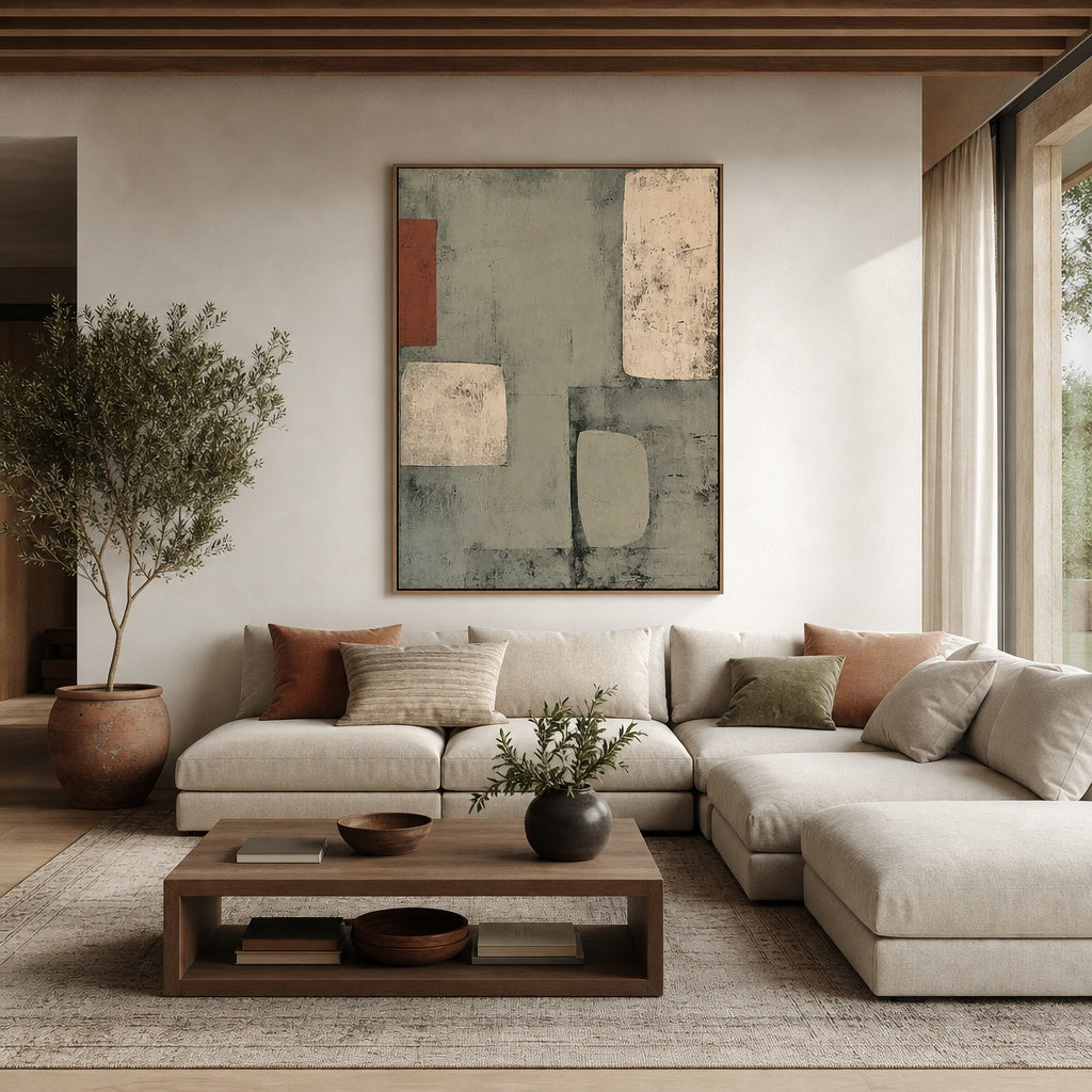 Muted Geometric Harmony