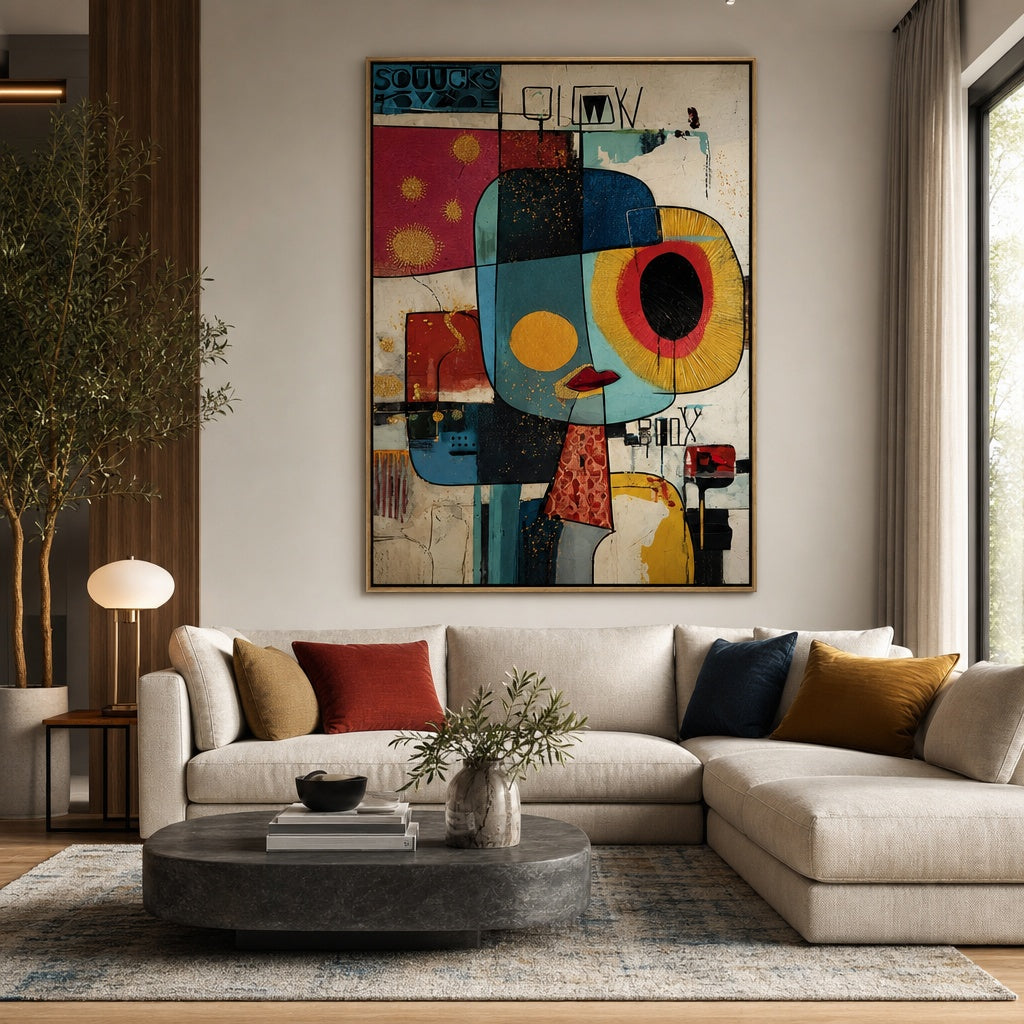 Modern Geometric Portrait