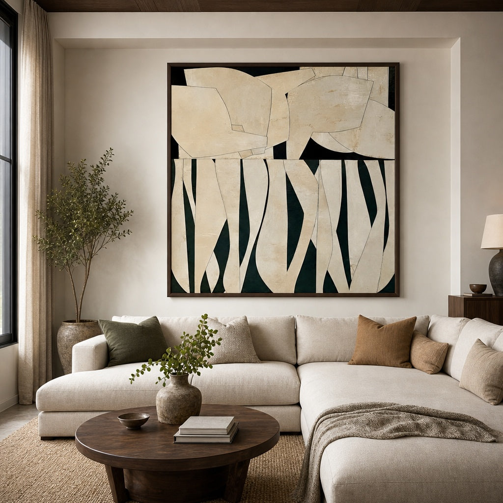 Ivory Abstract Balance