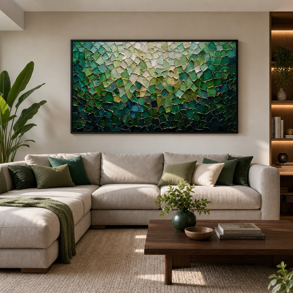 Emerald Mosaic Flow