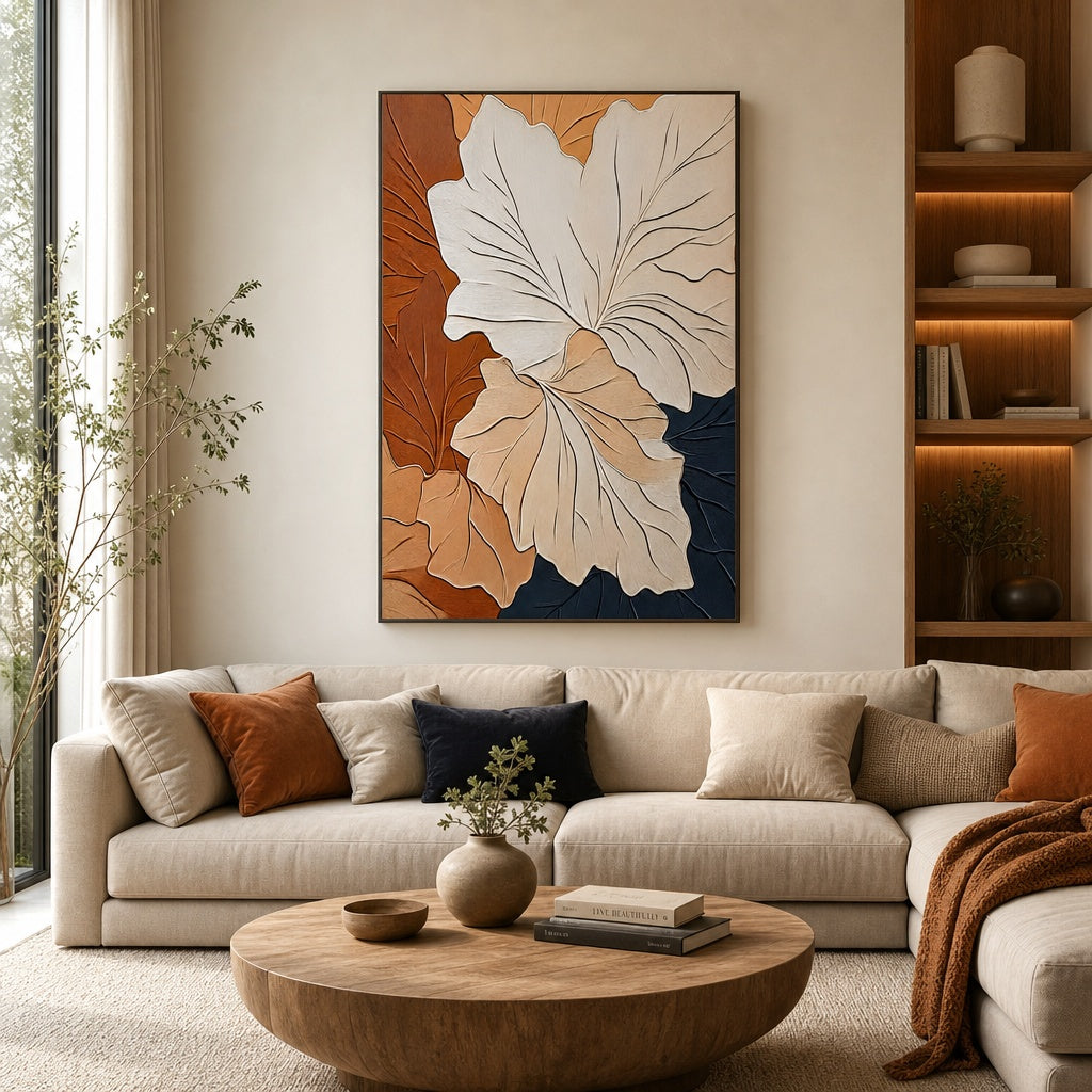 Neutral Ginkgo Leaves