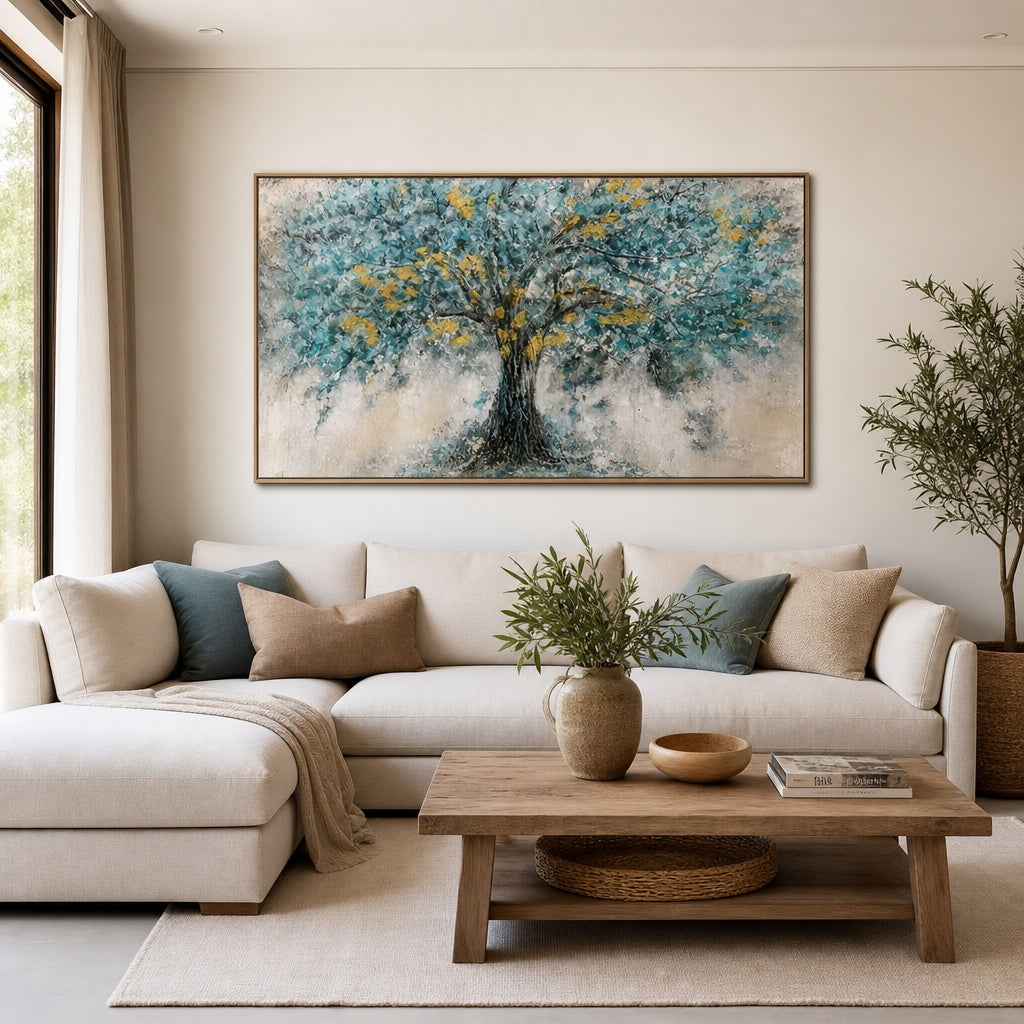 Aqua Golden Tree