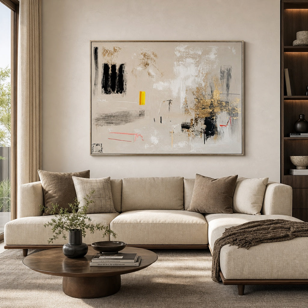 Ivory Abstract Balance