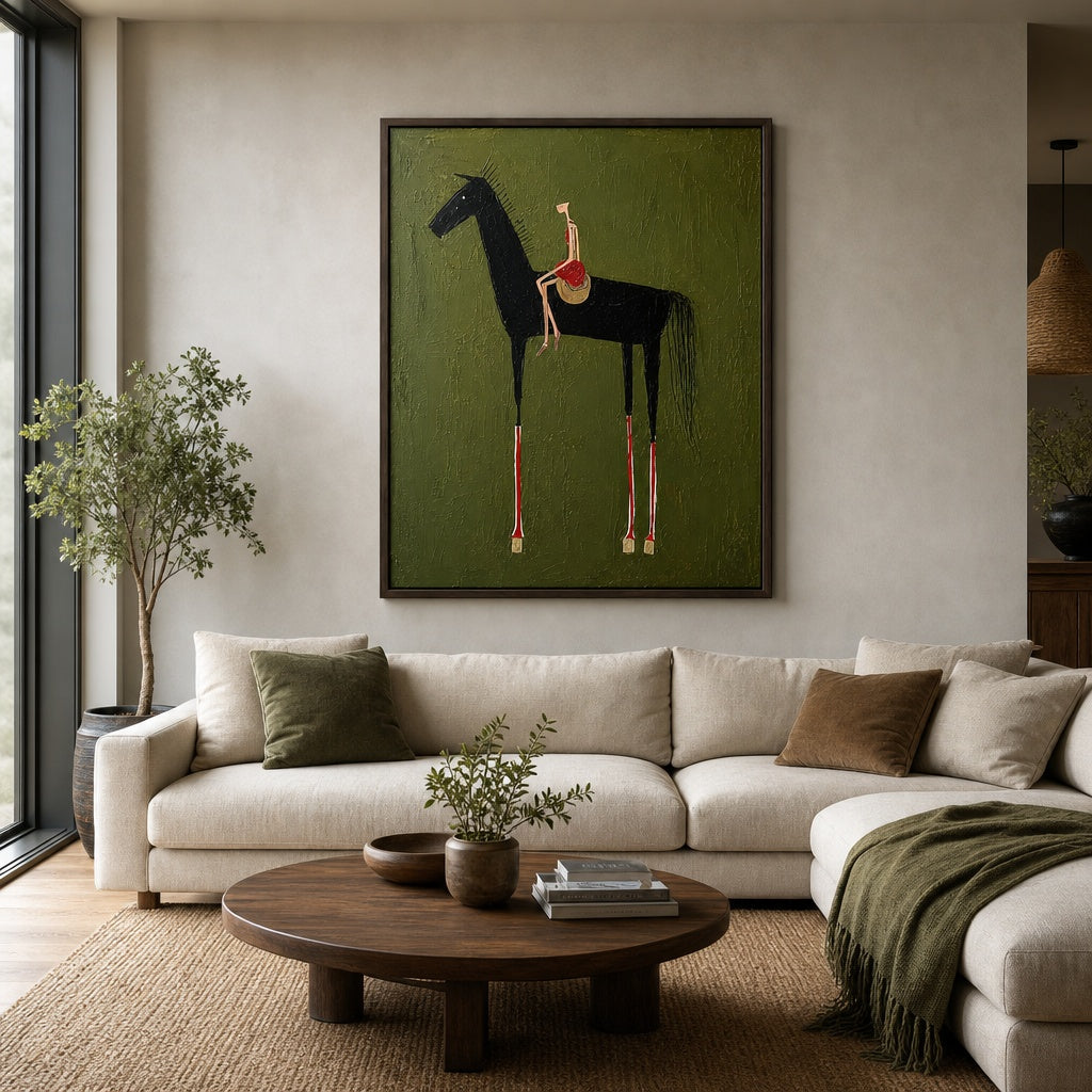 Black Horse Rider