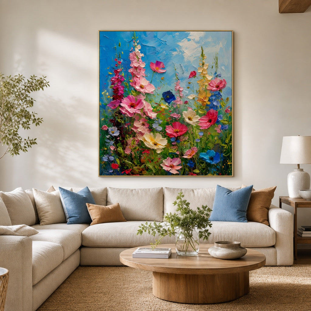Colorful Wildflower Garden