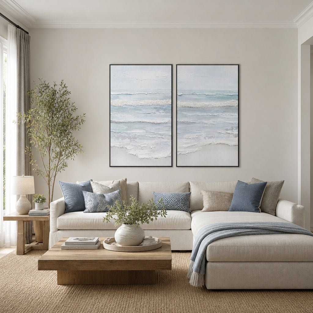 Soft Ocean Diptych