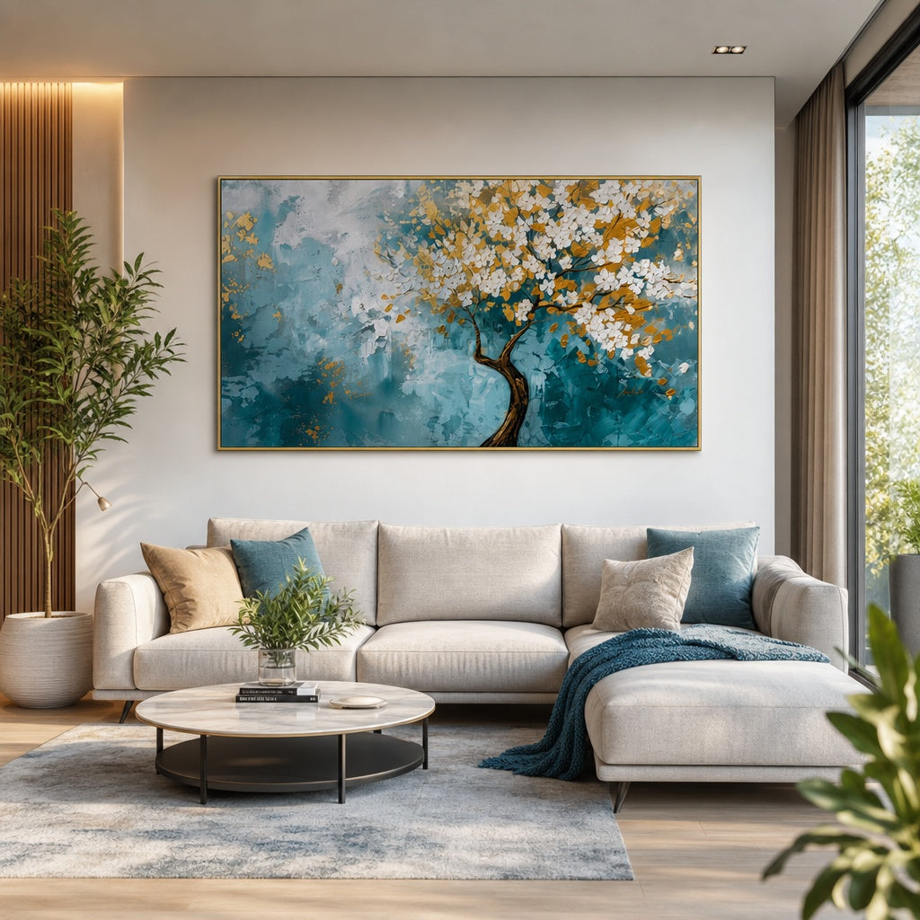 Azure Blossom Tree Harmony