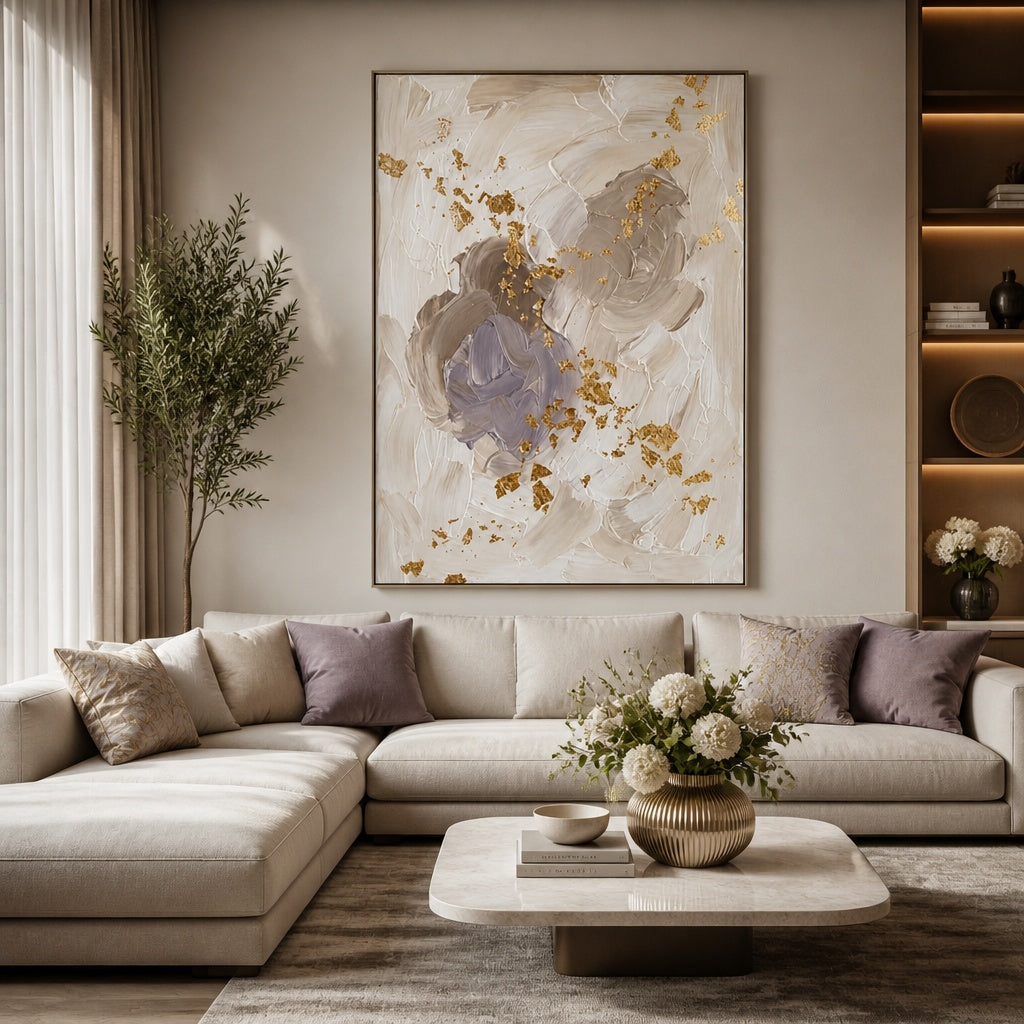 Lavender Gilded Drift