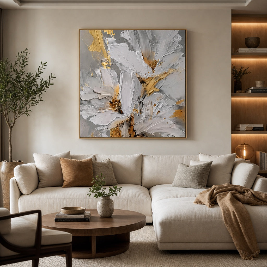 Gilded White Magnolia
