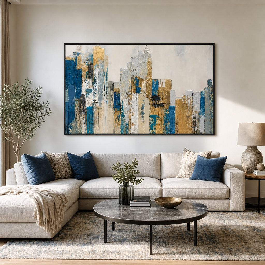 Gilded Blue Skyline