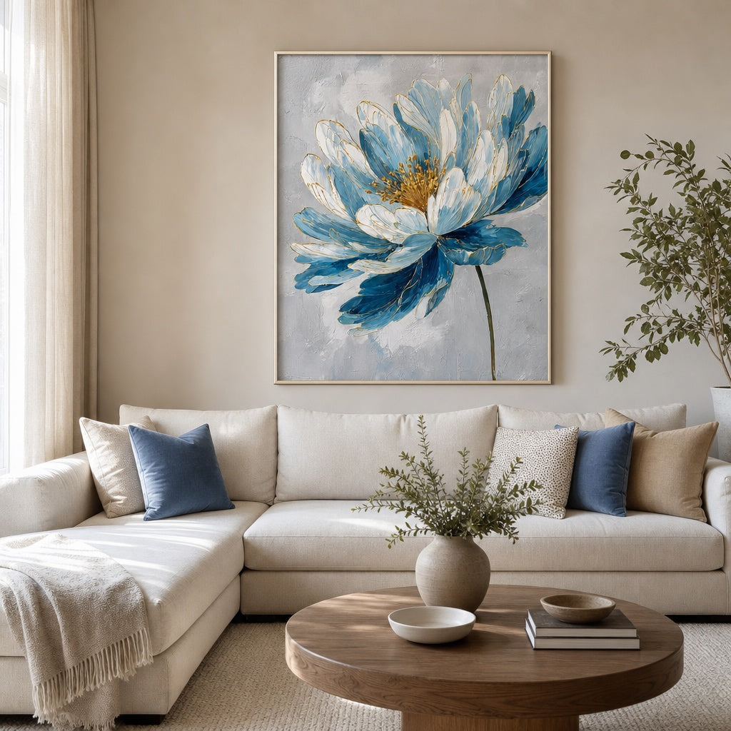 Azure Petal Bloom