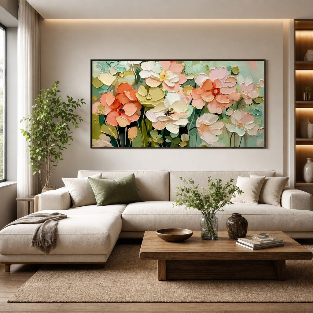 Pastel Garden Bloom