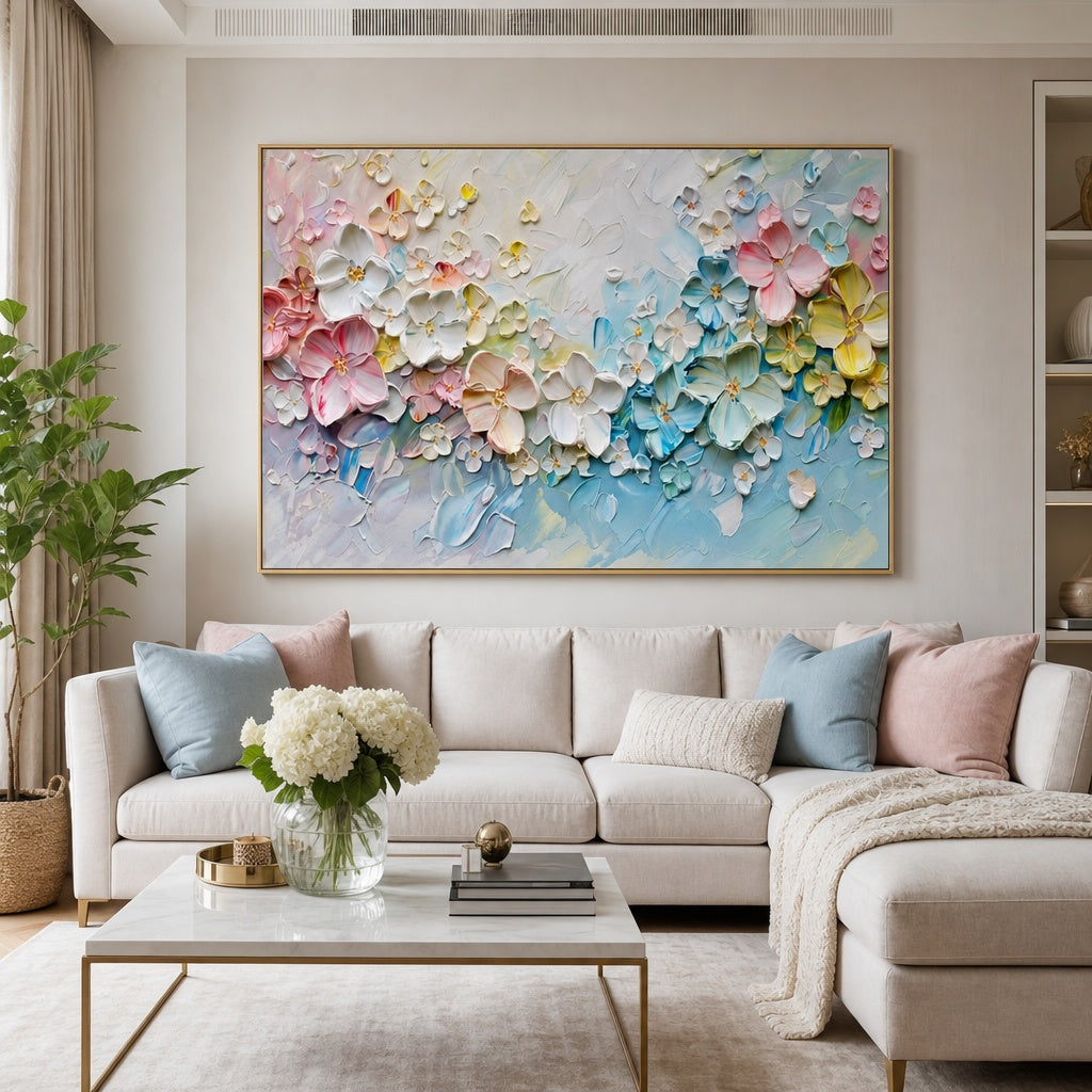 Pastel Blossom Relief