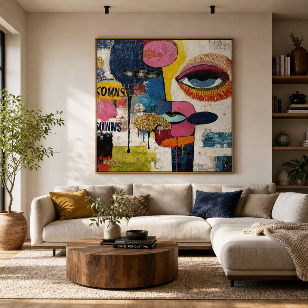Abstract Colorful Portrait