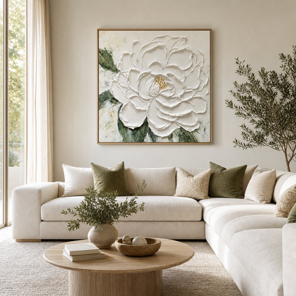 White Peony Elegance