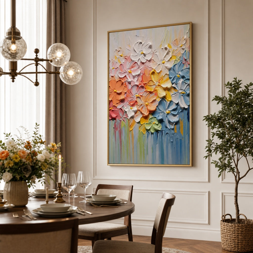 Pastel Flower Cascade